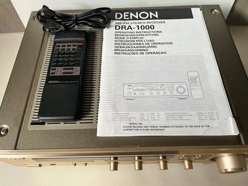 Denon - DRA-1000 Récepteur stéréo à semi-conducteurs