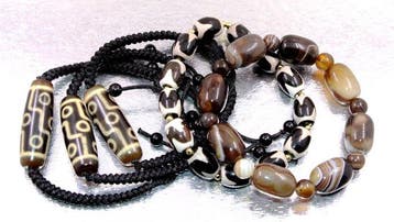Zeer mooie vijf unisex armbanden met natuurlijke agaat,