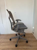 Bruine Refurbished Herman Miller Mirra Bureaustoel, Bruin, Verzenden, Zo goed als nieuw, Bureaustoel
