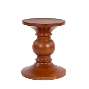 Kruk Stool Walnut Type B, Maison & Meubles, Tabourets de bar, Verzenden