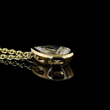 Zonder minimumprijs - Hanger - 14 karaat Geel goud - 1.50ct.