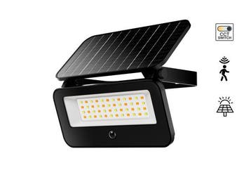 Veiling - 6x Solar 400lm LED 3in1 kleur CCT Breedstraaler me, Nieuw