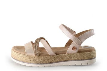Esprit Sandalen in maat 41 Beige, Kleding | Dames, Verzenden, Beige, Sandalen of Muiltjes, Zo goed als nieuw