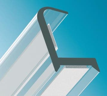 Glasverbindingsprofiel hoek 90gr-Gehard glas 12 mm dik of ge, Doe-het-zelf en Bouw, Glas en Ramen, Verzenden, Nieuw