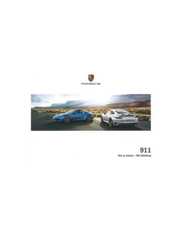 2017 PORSCHE 911 CARRERA | TARGA | TURBO INSTRUCTIEBOEKJE