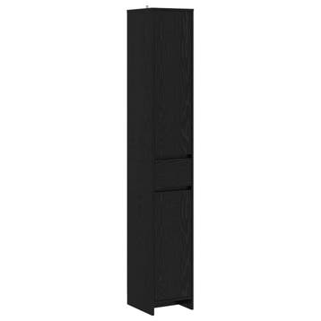 Badkamerkast Zwart 190cm | -59% Retour deal | Sla je slag!, (Half)hoge kast, Minder dan 50 cm, Gebruikt, Verzenden