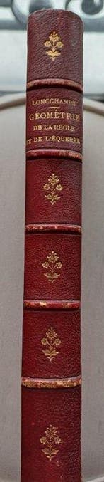 Gohierre de Longchamps - Essai sur la géométrie de la règle