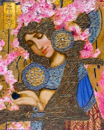 Eugène Titov (1969-) - LÂme du Printemps