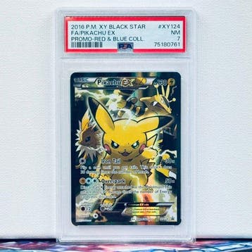 Pokémon Graded card - Pikachu XY124 - Pokémon - PSA 7, Nieuw