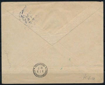 Islande 1931 - Zeppelin « Islandfahrt » de « Reykjavik » à «, Gestempeld