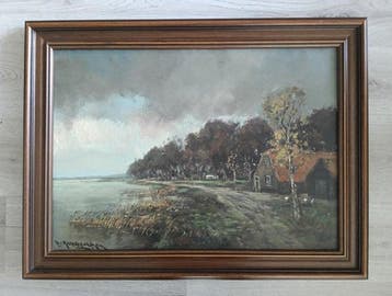 Hendrik Cornelis Kranenburg (1917-1997) - Herfststemming aan