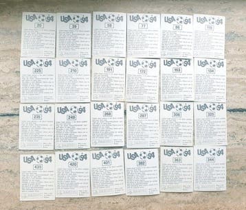 1994 Panini USA 94 World Cup Foil - 24 Ensemble complet -, Verzamelen, Nieuw