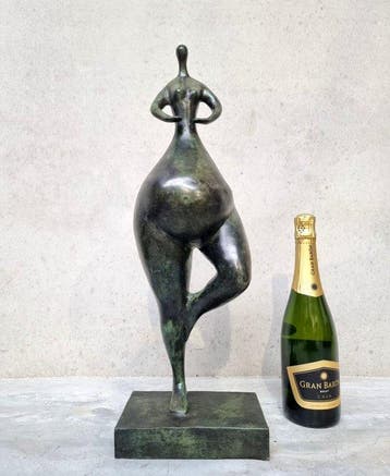 Sculpture, Ballerina Abstract - 58 cm - Bronze