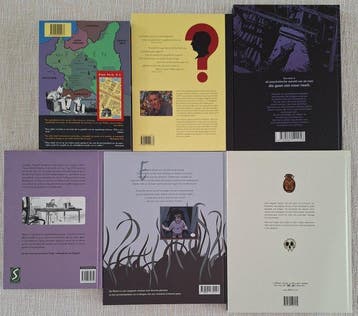 Collectie graphic novels - 2 opdrachttekeningen - 6 Album -, Boeken, Nieuw