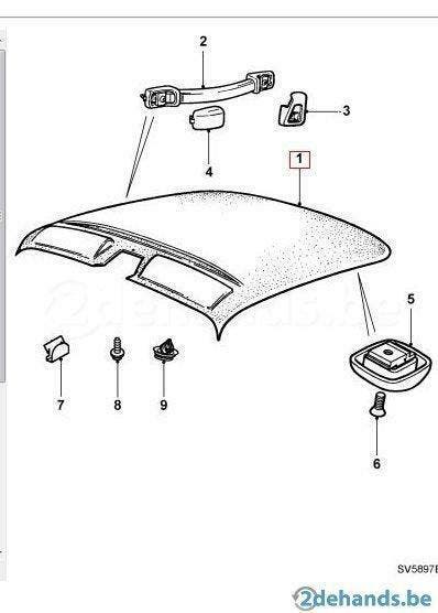 dakbekleding Jaguar X300 / X308  HXG1002AAAGD, Autos : Pièces & Accessoires, Autres pièces automobiles