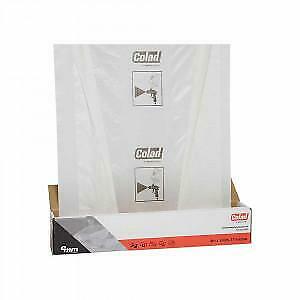 Colad overspuitbare statische HD-PE witte folie 400 cm breed, Verzenden, Nieuw