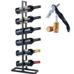 Lendo Online Porte-bouteilles Vin 6 Bouteilles Métal Noir, Nieuw