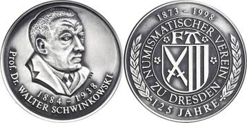 Zilver medaille 1998 Dresden, Verzenden