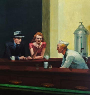 Edward Hopper (1882-1967) (after) - Nighthawks, 1942