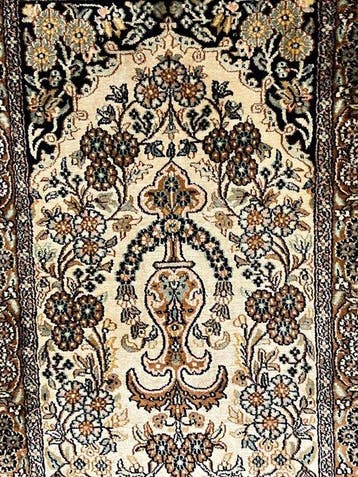 Kasjmier zijde Levensboom - Tapijt - 100 cm - 60 cm, Nieuw