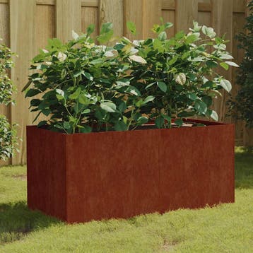 vidaXL Plantenbak 80x40x40 cm cortenstaal, Verzenden, Nieuw