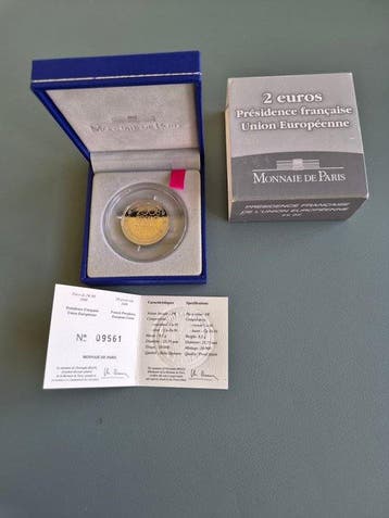 Frankrijk. 2 Euro 2008 Presidence Union Europeenne + 10