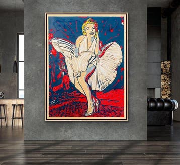 Joaquim Falco - MARILYN AT THE TRANS LUX THEATER XXL