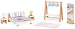 Goki Houten Poppenmeubels Slaapkamer, 18dlg., Kinderen en Baby's, Verzenden, Nieuw