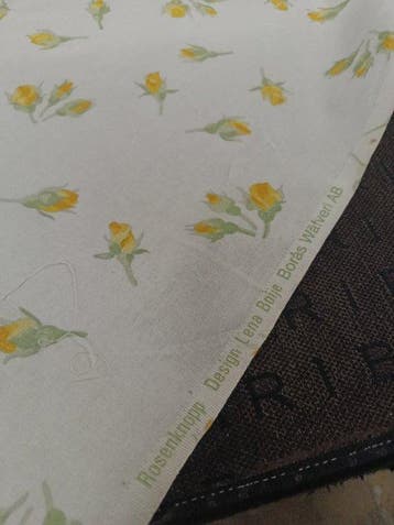 Magnifico cotone vintage Boras firmato - Meubelstof (2) -