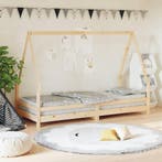 vidaXL Kinderbedframe 80x200 cm massief grenenhout, Verzenden, Nieuw