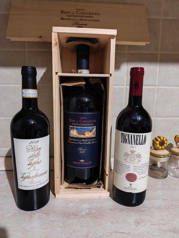 2019 2021 Marchesi Antinori Tignanello, 2019 Ris. Pian delle, Nieuw