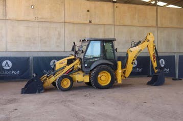 Veiling: Graaf-laadcombinatie New Holland B80B Diesel 71kW 2, Ophalen