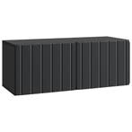 vidaXL Wandmontage TV-kast Zwart 78,5 x 31 x 30 cm Bewerkt, Verzenden, Nieuw