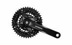 Crankstel Shimano FC-TY501 6/7/8 speed 42x34x24T - zwart, Fietsen en Brommers, Fietsonderdelen, Verzenden, Nieuw