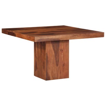 vidaXL Eettafel 120x120x77 cm massief acaciahout, Huis en Inrichting, Tafels | Eettafels, Verzenden, Nieuw