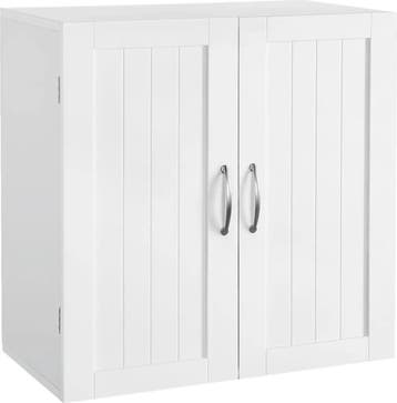 2dekans | Yaheetech Wandkast - 2 Deuren - 59,5 x 31 x 59,5, Ophalen of Verzenden, Nieuw