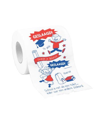 Toiletpapier Geslaagd School, Verzenden