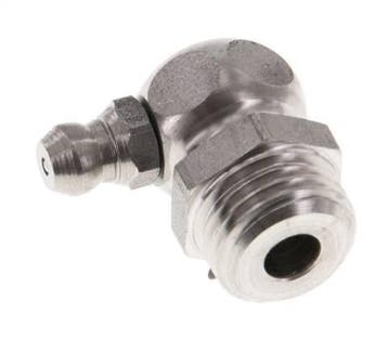 90° Graisseur Coudé Acier Inoxydable R 1/4 Pouce DIN 71412, Bricolage & Construction, Verzenden