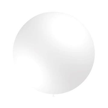 Witte Reuze Ballon 60cm, Verzenden