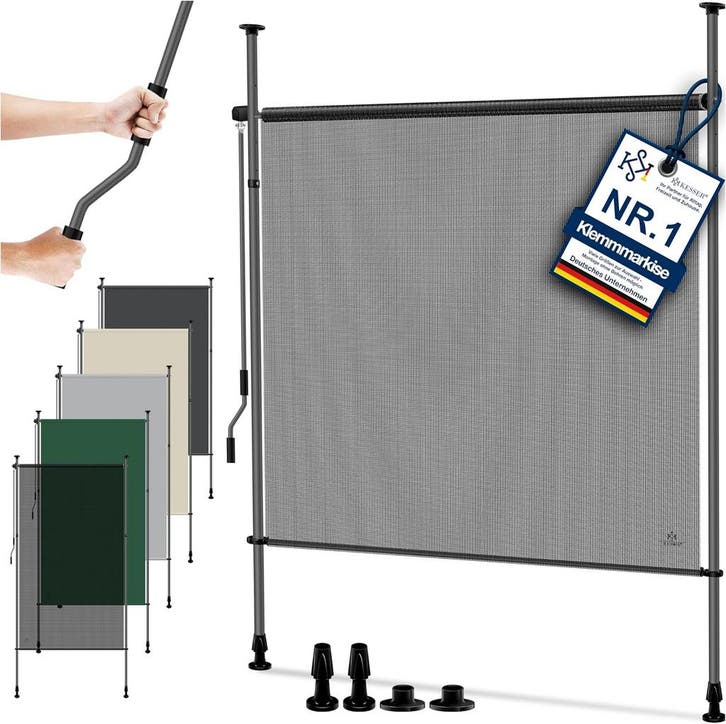 Klemluifel - Balkon luifel - Verticale luifel - 120 x 310 cm, Tuin en Terras, Schaduwdoeken, Nieuw, Verzenden