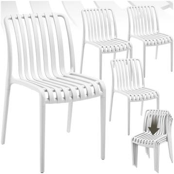 Tuinstoelen Alcudia, weerbestendig, stapelbaar, Tuin en Terras, Verzenden, Nieuw