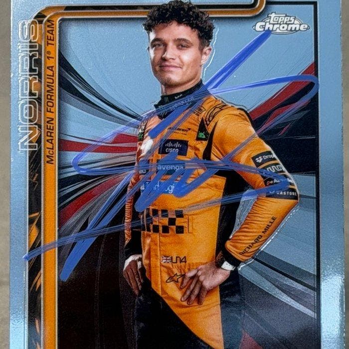 Mclaren - Topps Chrome 5 Lando Norris Driver Card - Lando, Collections, Marques automobiles, Motos & Formules 1