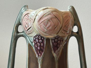 Vaas met dubbele oren (2) - 5014 - Aardewerk - Art Nouveau