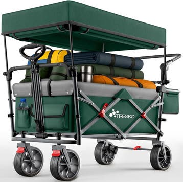 Bolderkar - Opvouwbaar - Bolderwagen - Groen - TRESKO®, Verzenden, Nieuw