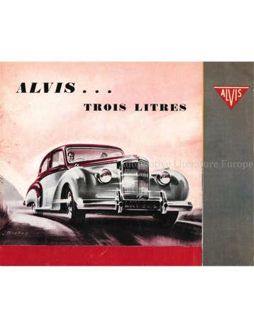 1956 ALVIS TROIS LITRES BROCHURE FRANS