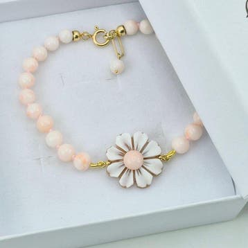 Koraal - Zilver, Verguld, Zonder reservering - Armband -