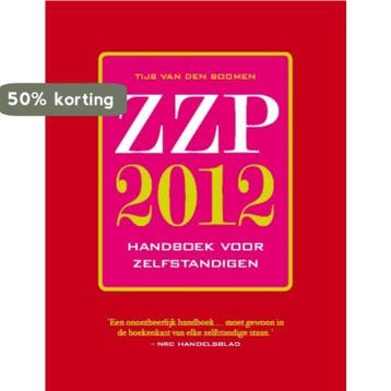 ZZP 2012 9789057123450 Tijs van den Boomen, Boeken, Verzenden, Gelezen, Tijs van den Boomen