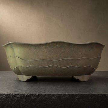 Pot Bonsai Yamaaki original - Grès - Koshosen - Japon -, Antiquités & Art