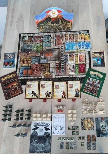 Bordspel - Vintage HeroQuest Complete (1989) + Return of the