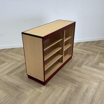 Galvanitas verrijdbare schoolkast (hxbxd) 92x120x42 cm,, Huis en Inrichting, Stoelen, Gebruikt, Rood, Hout
